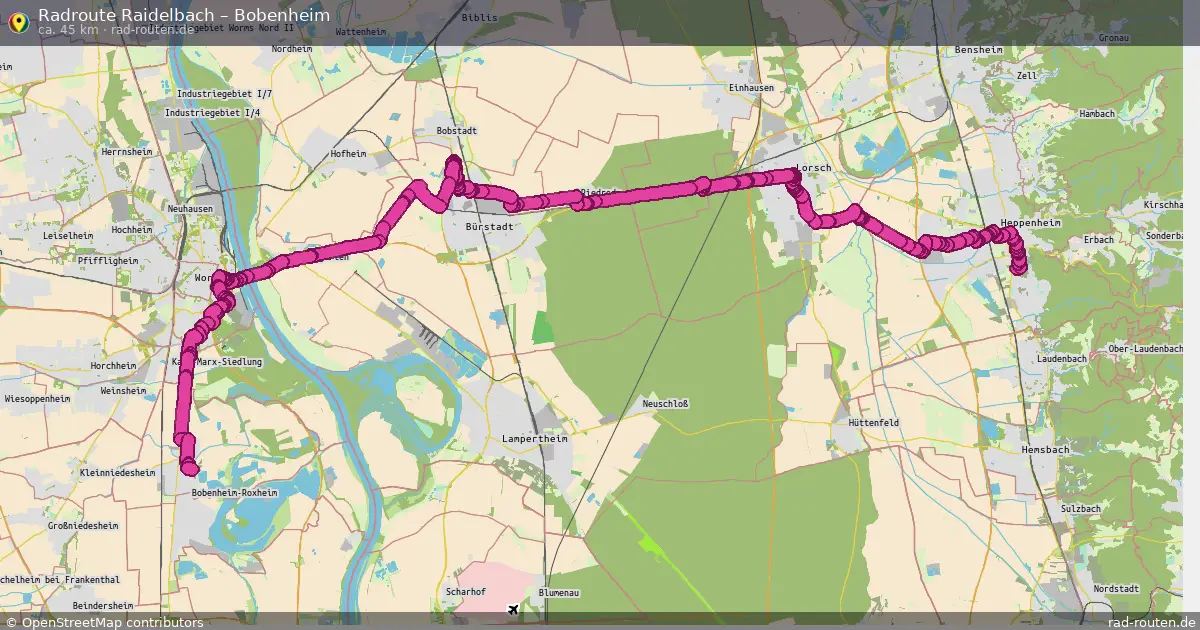 Radtour Raidelbach – Bobenheim