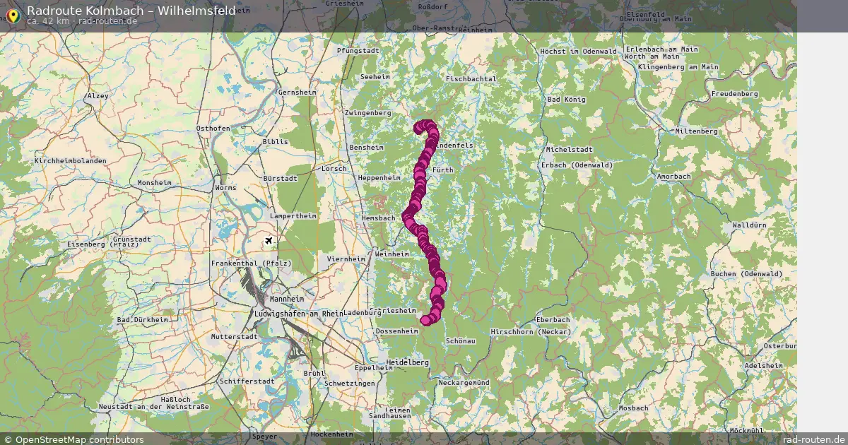 Radtour Kolmbach – Wilhelmsfeld