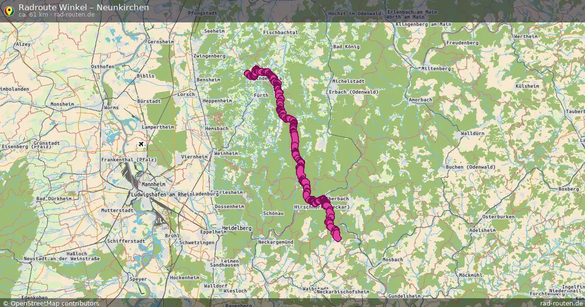 Radtour Winkel – Neunkirchen