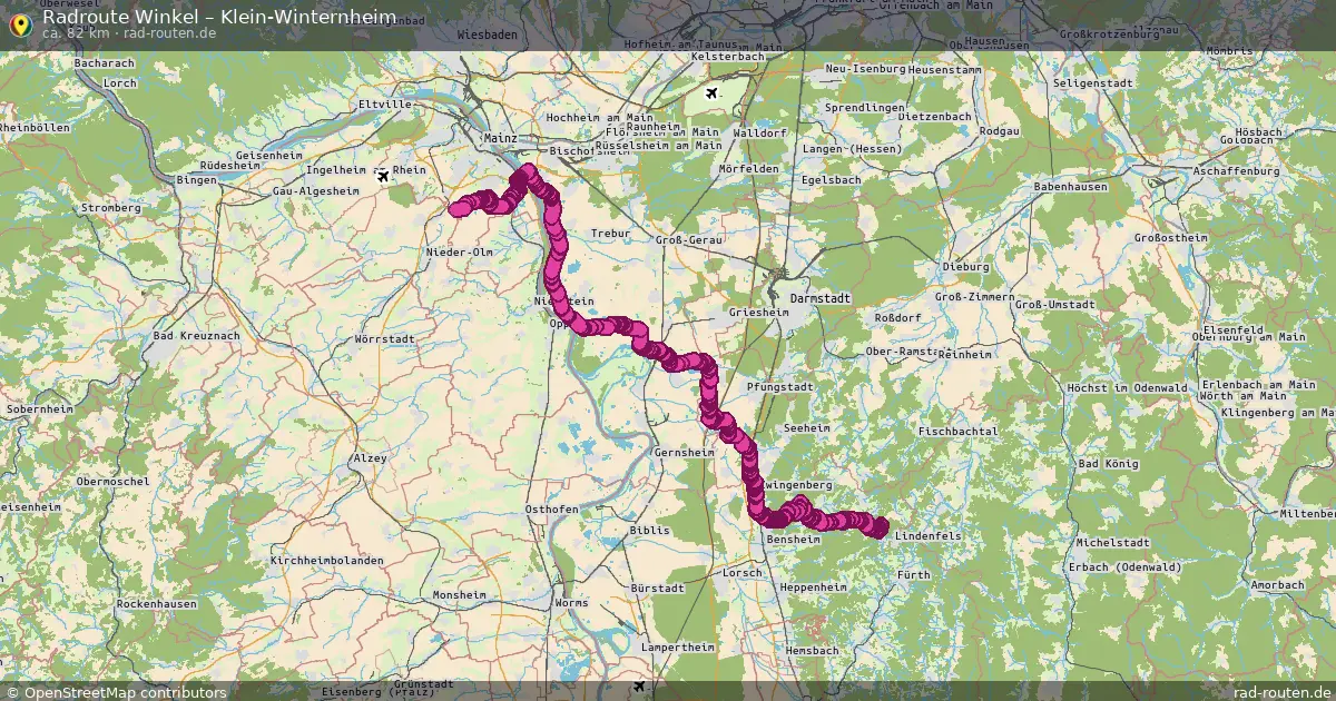 Radtour Winkel – Klein-Winternheim