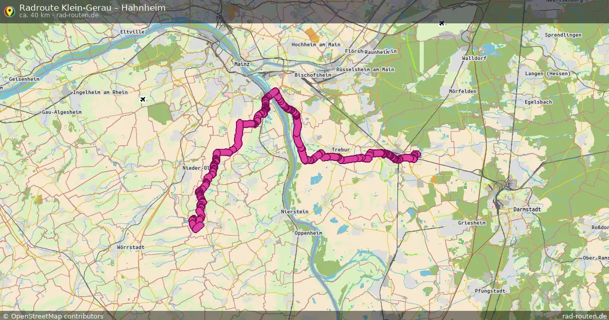 Radtour Klein-Gerau – Hahnheim