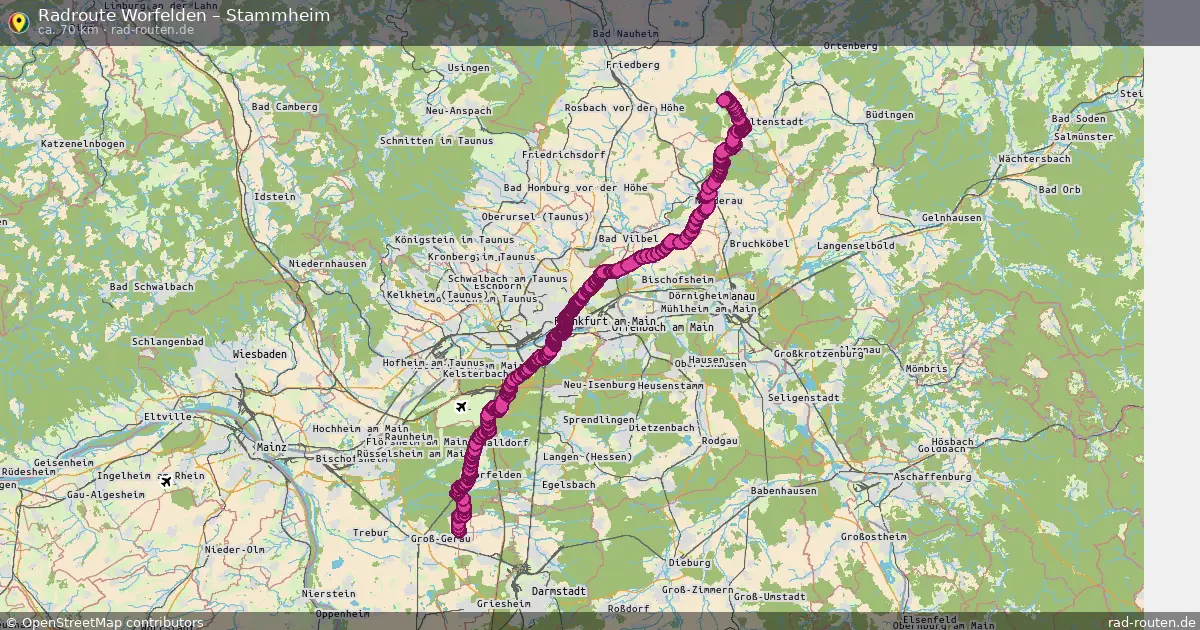 Radtour Worfelden – Stammheim