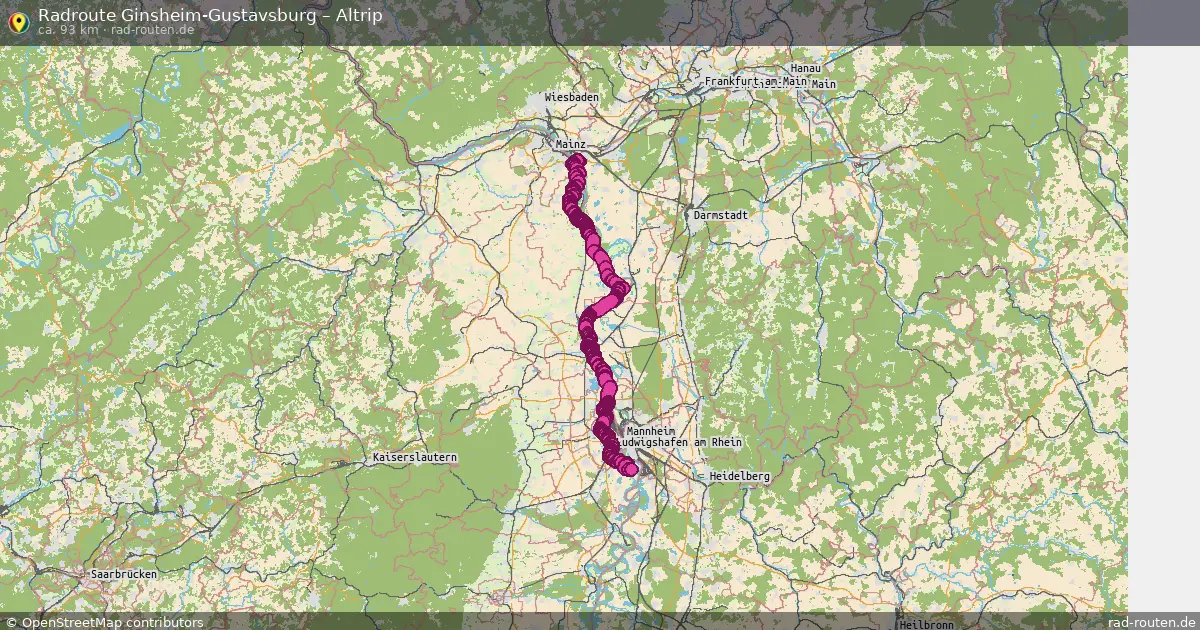 Radtour Ginsheim-Gustavsburg – Altrip