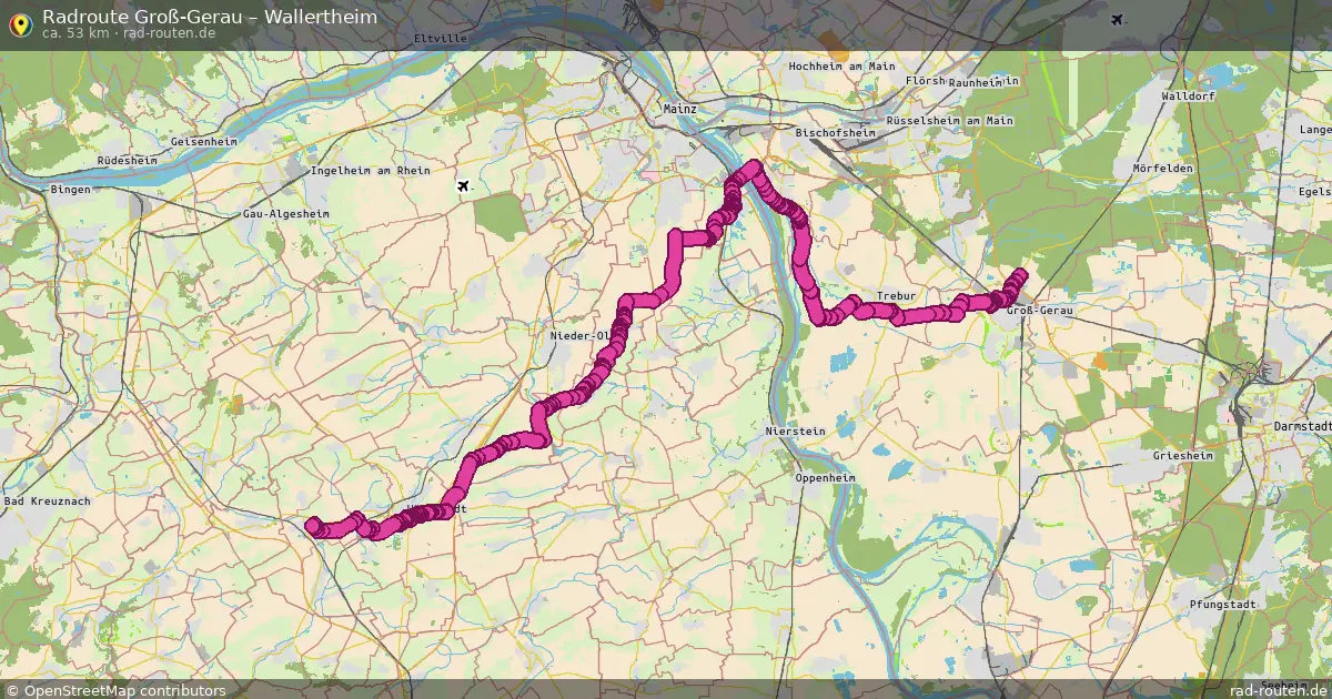 Radtour Groß-Gerau – Wallertheim