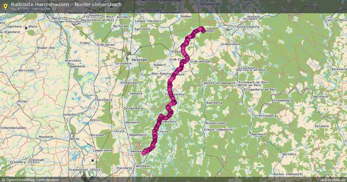 Radtour Harreshausen – Nieder-Liebersbach