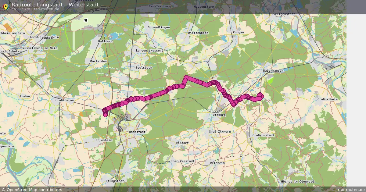 Radtour Langstadt – Weiterstadt