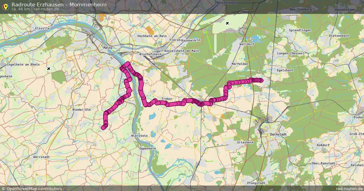 Radtour Erzhausen – Mommenheim