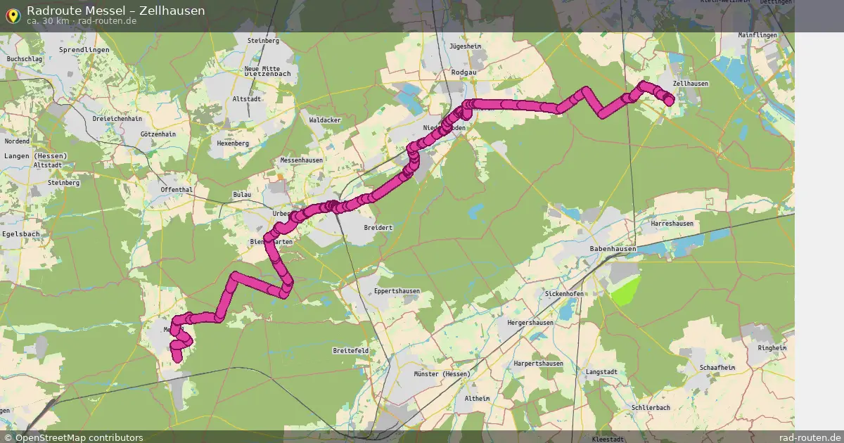 Radtour Messel – Zellhausen