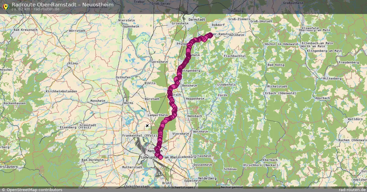 Radtour Ober-Ramstadt – Neuostheim