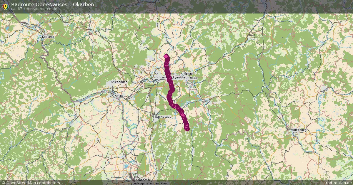 Radtour Ober-Nauses – Okarben