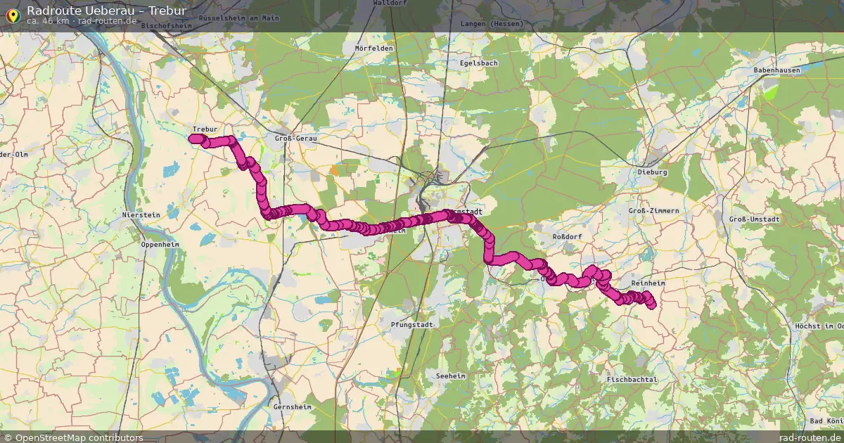 Radtour Ueberau – Trebur