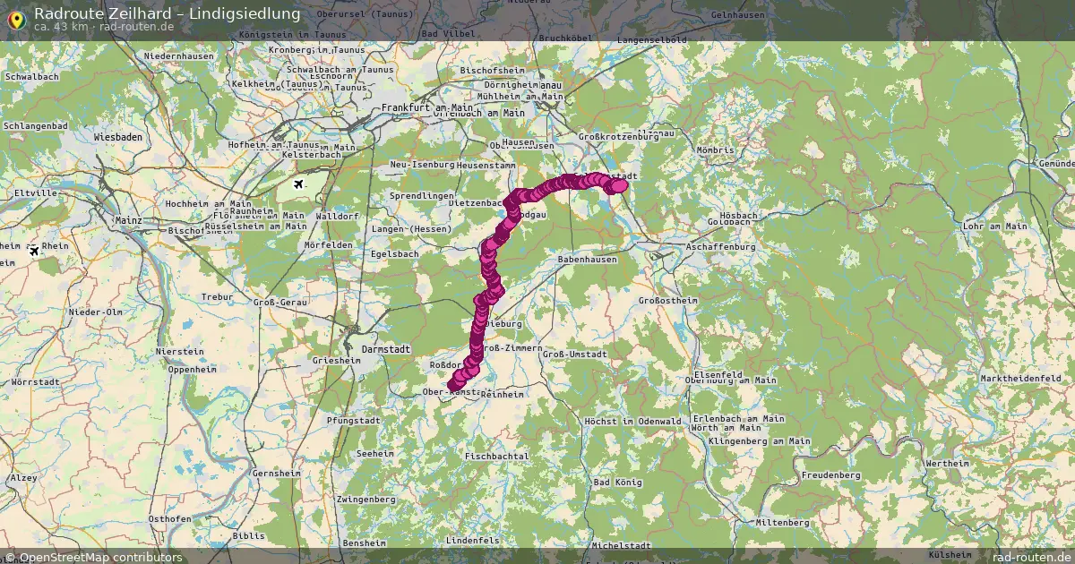 Radtour Zeilhard – Lindigsiedlung