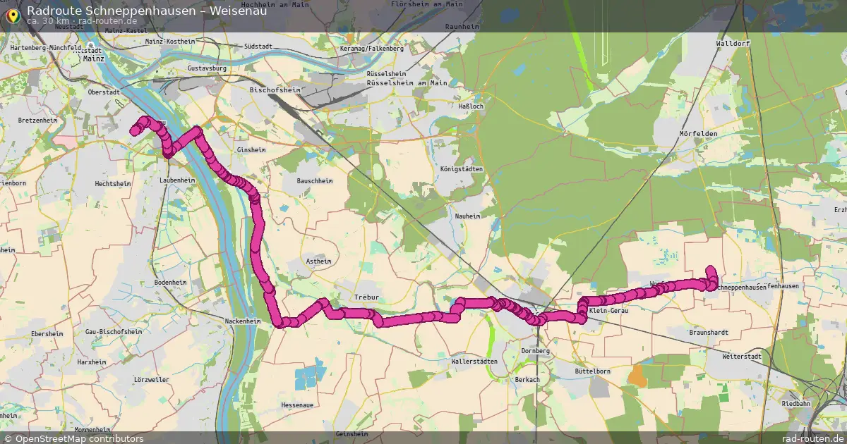 Radtour Schneppenhausen – Weisenau