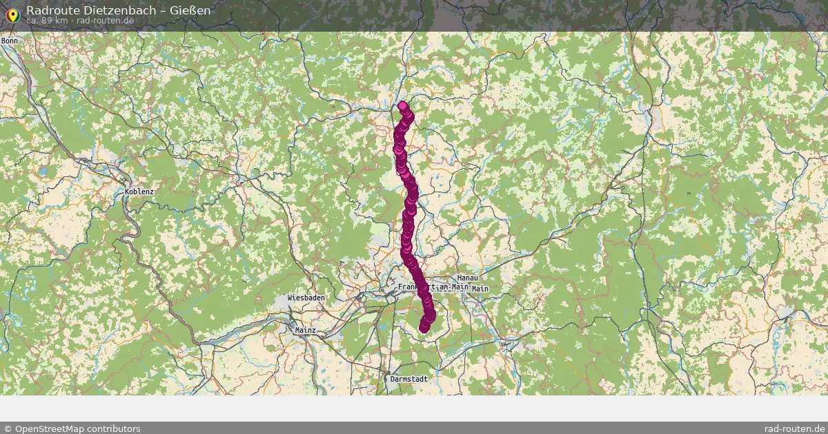 Radtour Dietzenbach – Gießen