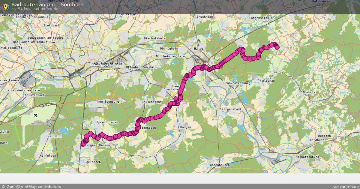 Radtour Langen – Somborn