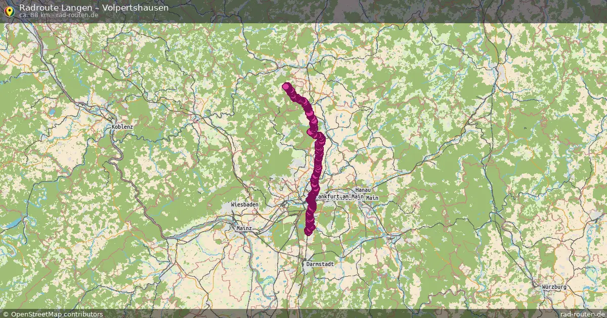 Radtour Langen – Volpertshausen
