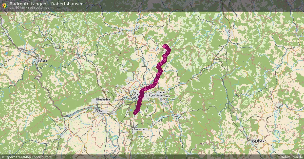 Radtour Langen – Rabertshausen