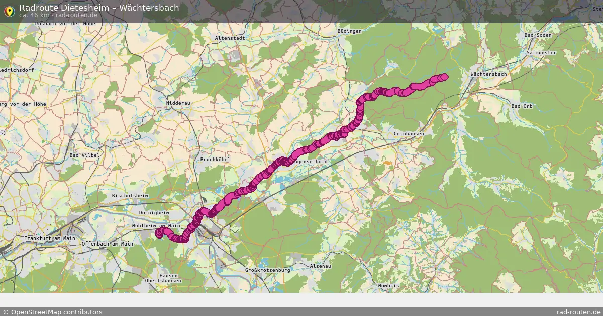 Radtour Dietesheim – Wächtersbach