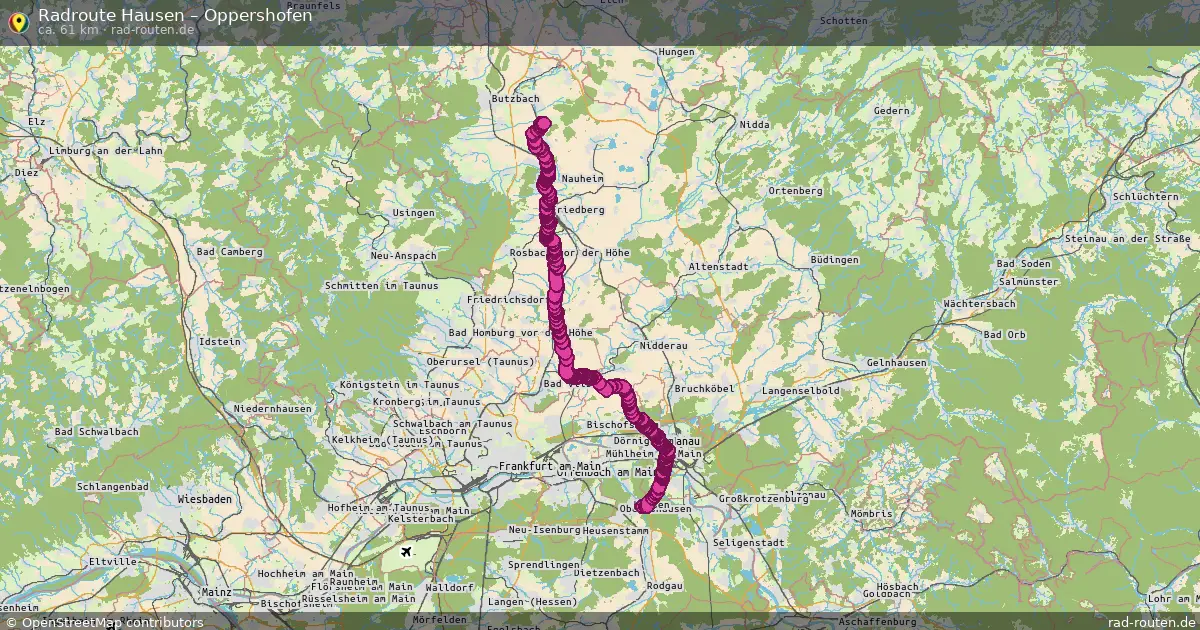 Radtour Hausen – Oppershofen
