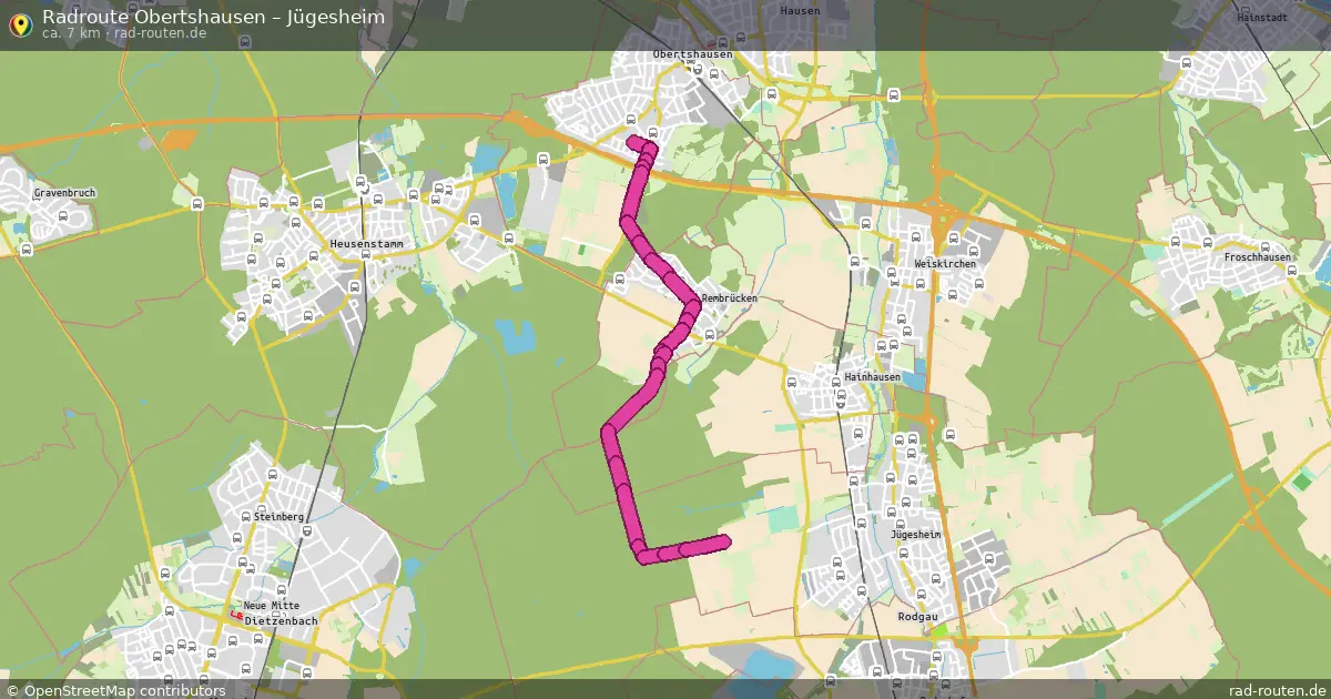 Radtour Obertshausen – Jügesheim