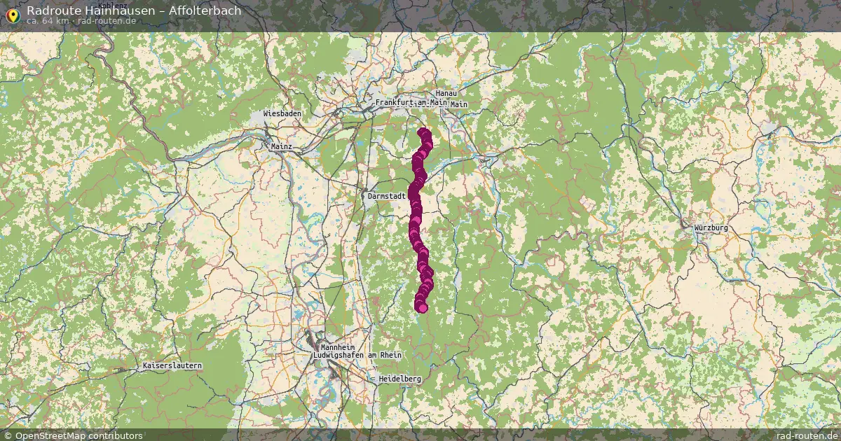 Radtour Hainhausen – Affolterbach