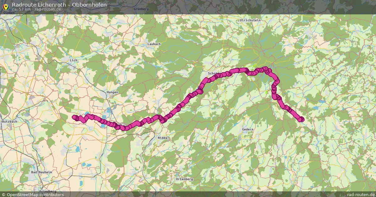 Radtour Lichenroth – Obbornhofen