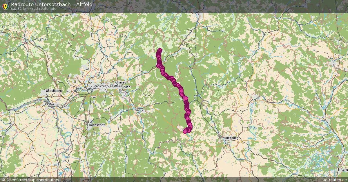 Radtour Untersotzbach – Altfeld