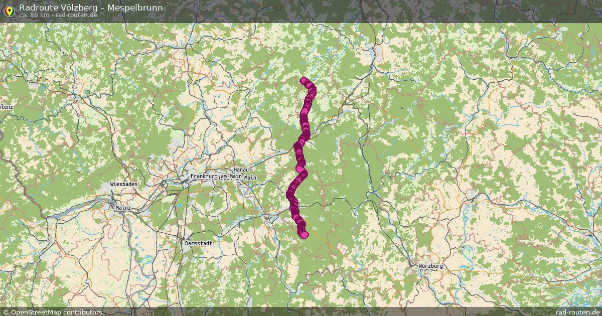 Radtour Völzberg – Mespelbrunn