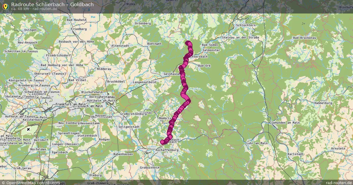 Radtour Schlierbach – Goldbach