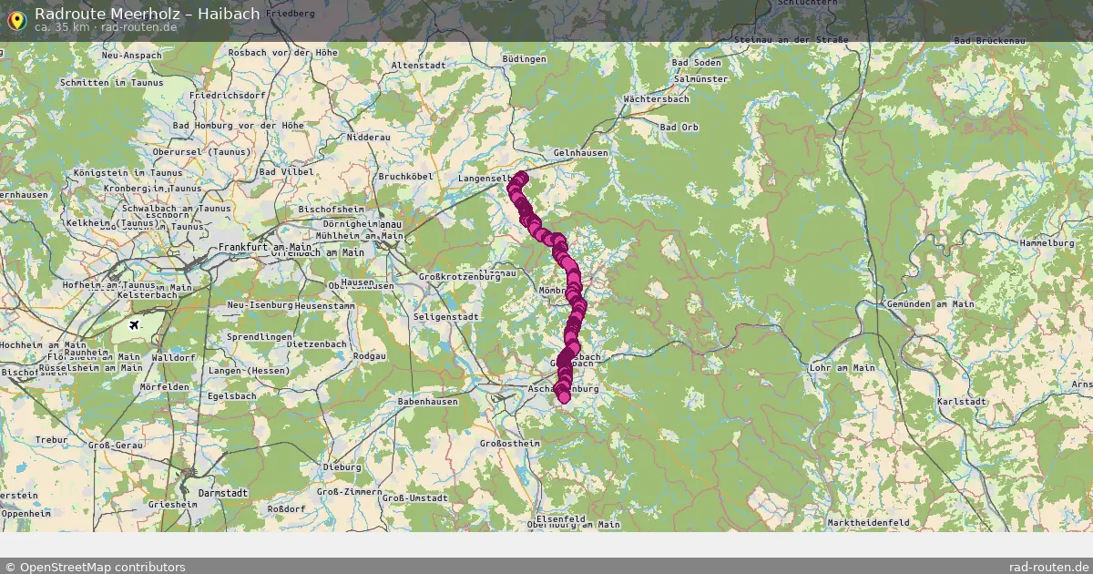 Radtour Meerholz – Haibach