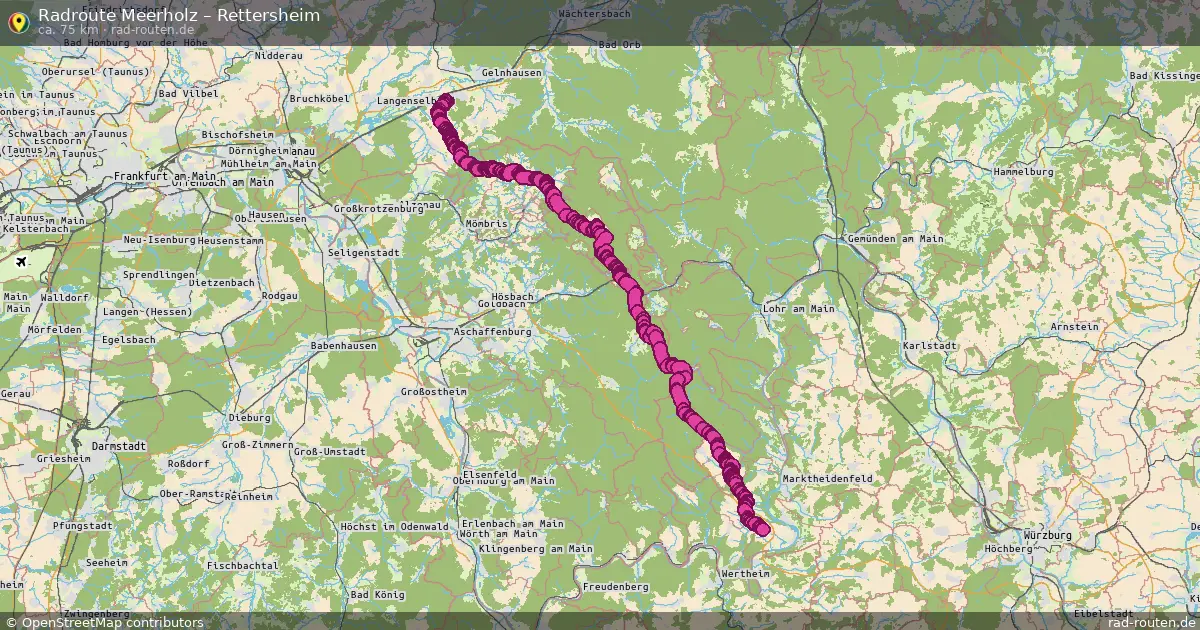 Radtour Meerholz – Rettersheim