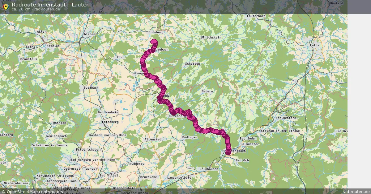 Radtour Innenstadt – Lauter