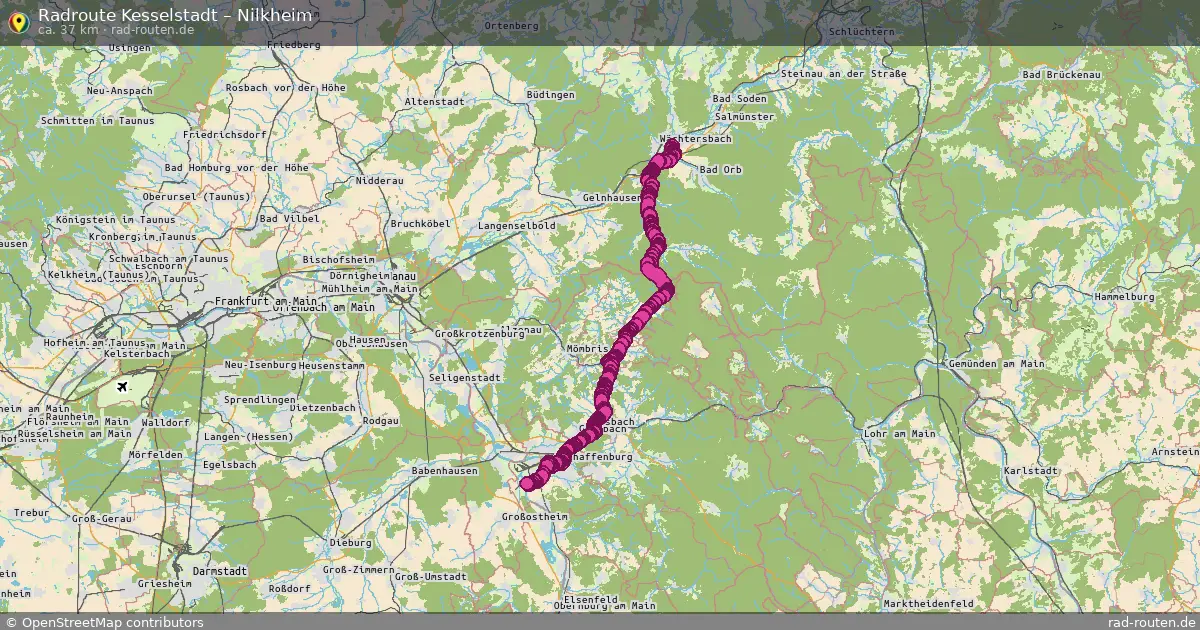 Radtour Kesselstadt – Nilkheim
