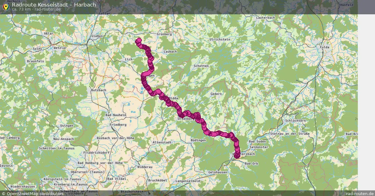 Radtour Kesselstadt – Harbach
