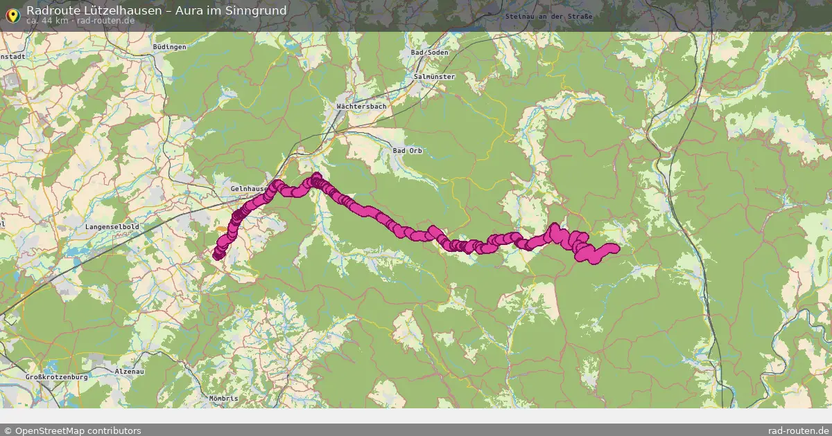 Radtour Lützelhausen – Aura Im Sinngrund