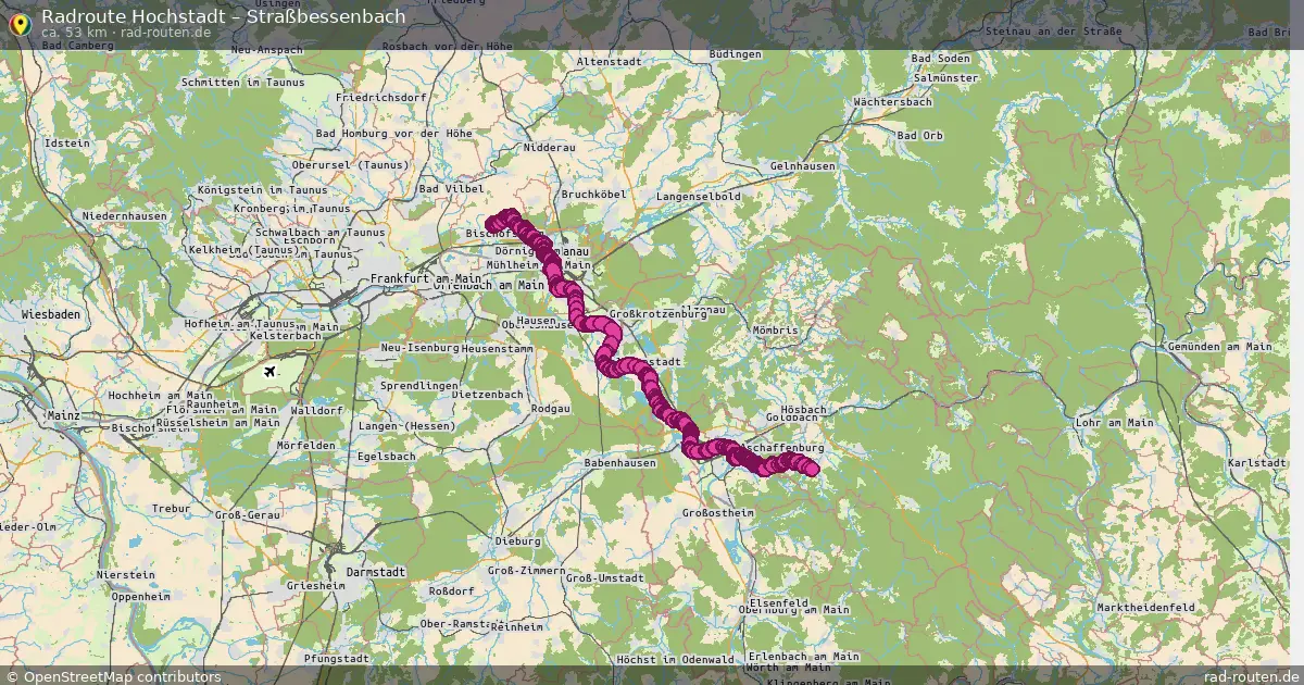 Radtour Hochstadt – Straßbessenbach