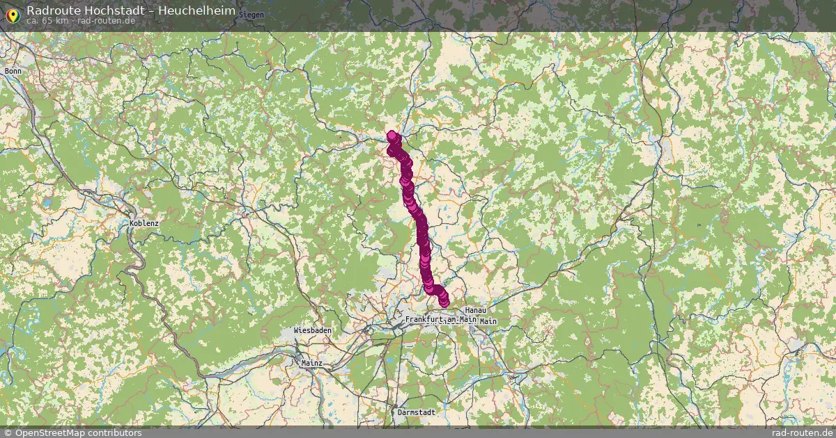 Radtour Hochstadt – Heuchelheim