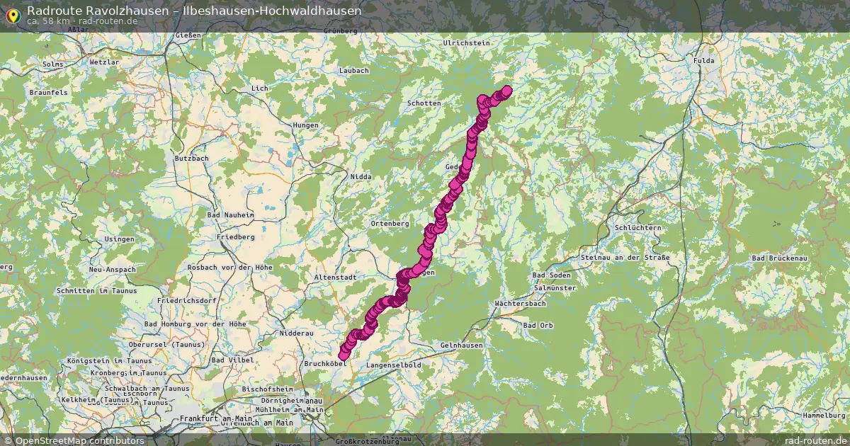 Radtour Ravolzhausen – Ilbeshausen-Hochwaldhausen