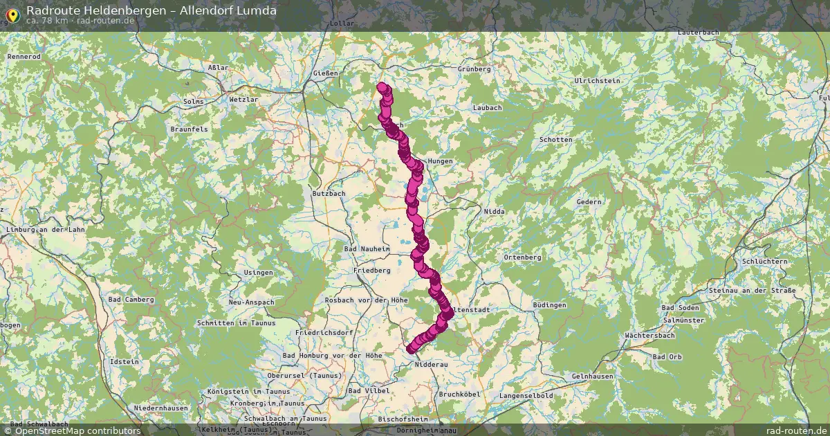 Radtour Heldenbergen – Allendorf Lumda