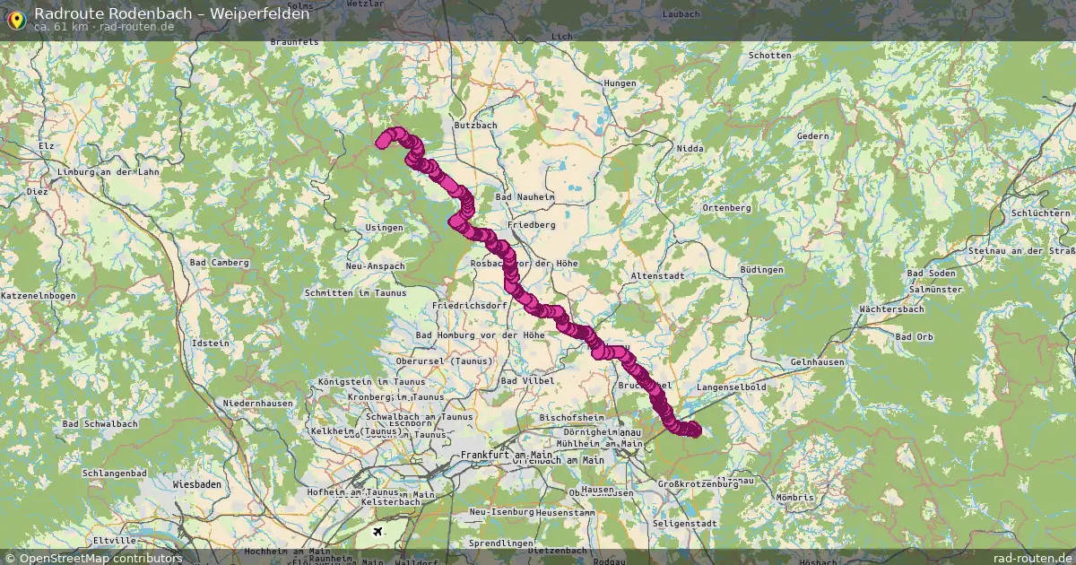 Radtour Rodenbach – Weiperfelden
