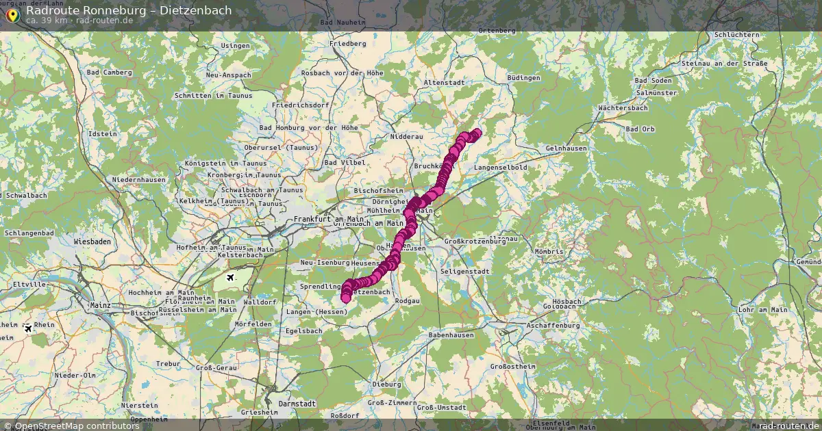 Radtour Ronneburg – Dietzenbach