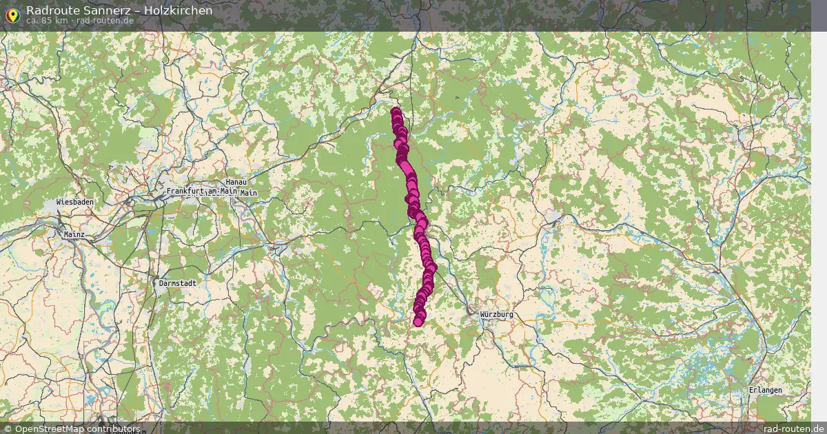 Radtour Sannerz – Holzkirchen