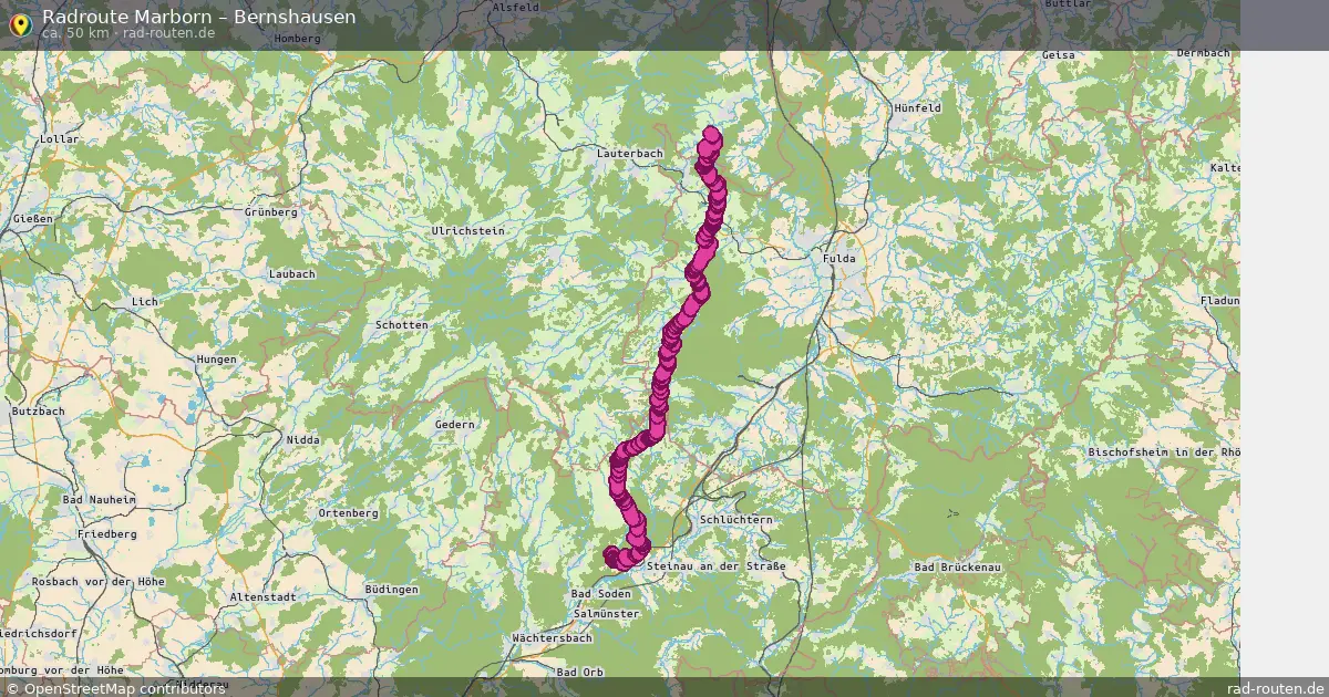 Radtour Marborn – Bernshausen