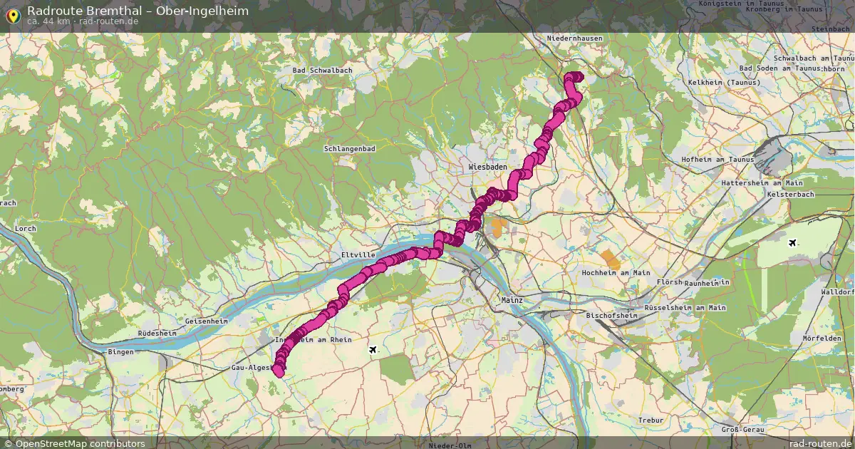 Radtour Bremthal – Ober-Ingelheim