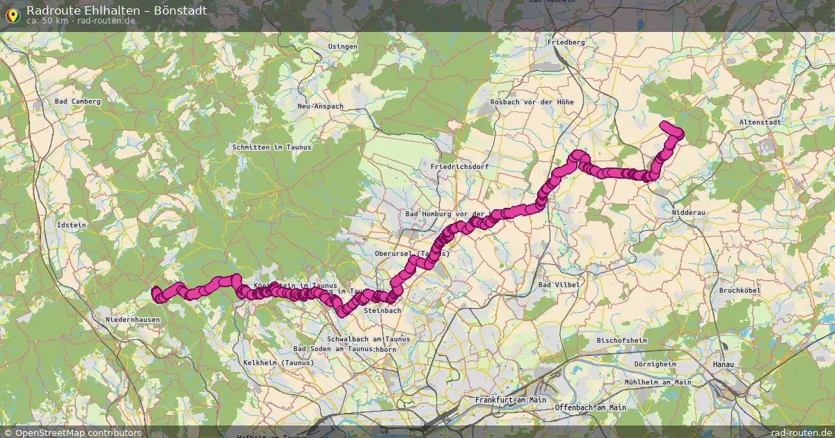 Radtour Ehlhalten – Bönstadt