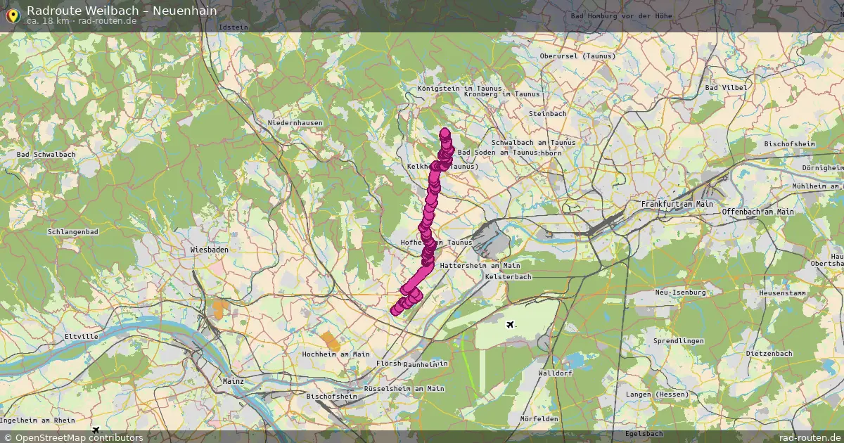 Radtour Weilbach – Neuenhain
