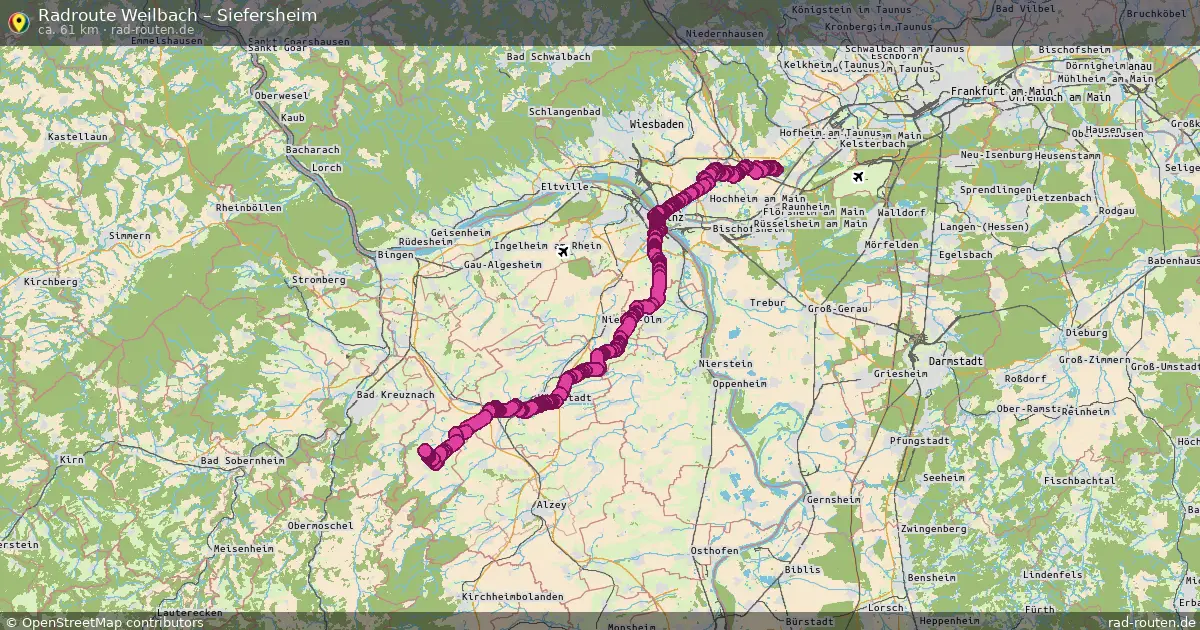 Radtour Weilbach – Siefersheim
