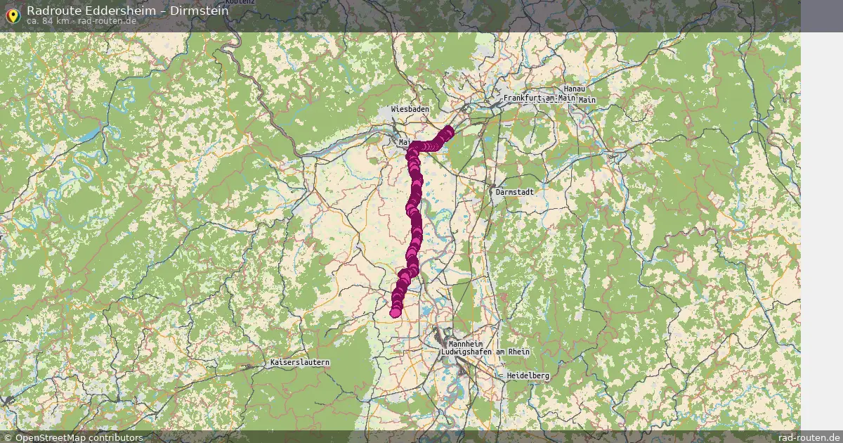 Radtour Eddersheim – Dirmstein