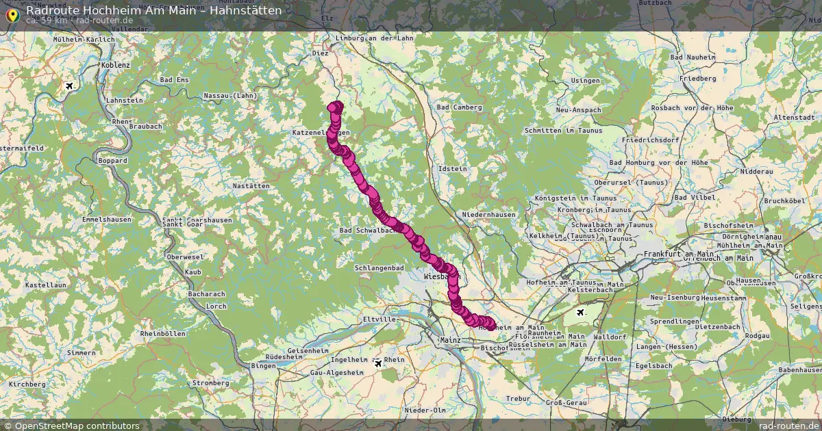 Radtour Hochheim Am Main – Hahnstätten