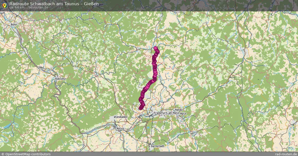Radtour Schwalbach Am Taunus – Gießen